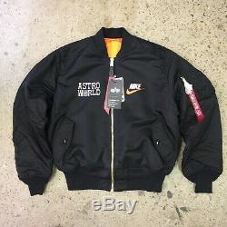 nike x alpha industries bomber jacket