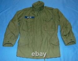 1971 Alpha Ind. Vietnam Era Named M-65 Cold Weather Field Jacket Medium Short