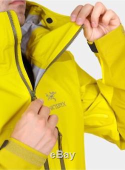 2019 ARCTERYX Alpha AR Jacket Medium Lichen Yellow Gore-Tex PRO SV LT Beta