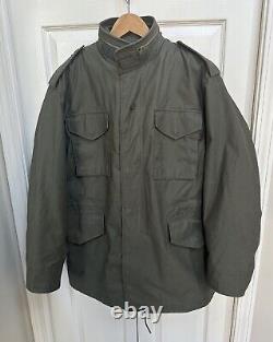 $250 Alpha Industries SZ Medium M-65 Cold Weather Field Jacket Heritage Olive