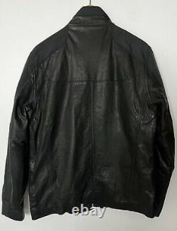 #332 TUMI ALPHA Leather and Polyester Trim Jacket Size S MSRP $ 1,195