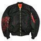 $350+ 424 On Fairfax Here To Help Armband Alpha Industries Bomber Jacket M