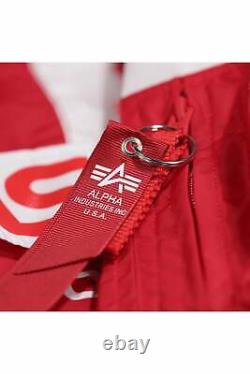 ALPHA INDUSTRIES Limited Edition NASA Scientific Odyssey Jacket Red/White