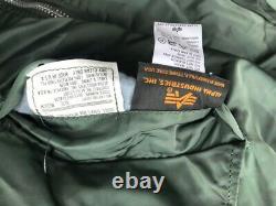 ALPHA INDUSTRIES MADE IN USA MA-1 M size