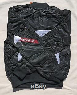 ALPHA INDUSTRIES MA-1 Jacket Souvenir Shinto Reversible Flight Bomber Black $250