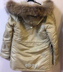 ALPHA INDUSTRIES N-3B Fur Coat Mens Size M Beige New