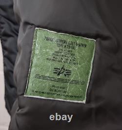 ALPHA INDUSTRIES N-3B Parka Mens M Medium Extreme Cold Weather Jacket Coat