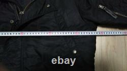 ALPHA INDUSTRIES N-3B Parka Militaly Coat Jacket Black Size M