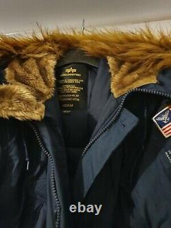 ALPHA INDUSTRIES Polar Jacket MENS UK MEDIUM RRP £240.00