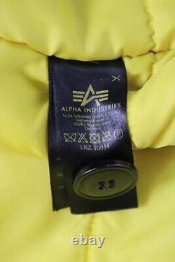 ALPHA INDUSTRIES Preflight Planning System Jacket Men's MEDIUM Padded Two Zips