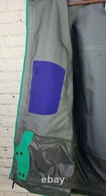 ARCTERYX ALPHA jacket Men Med Goretex Pro Shell Turquoise Drop hood POWDER SKIRT