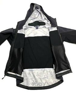 ARCTERYX Alpha Comp Hoody Jacket Mens Size M Black Full Zip Made In Canada