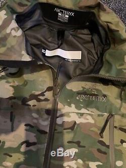 ARCTERYX LEAF Alpha Jacket Gen 1 Multi Cam Size Medium