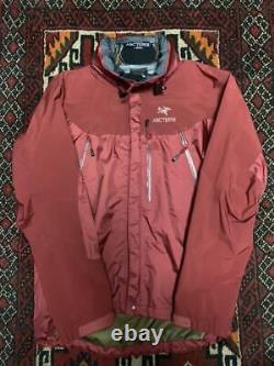 ARC'TERYX Logo Alpha SV Jacket Red Size M Used From Japan