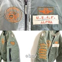Alpha Industries 7092US Flight Jacket 50th Anniversary N-2B USED