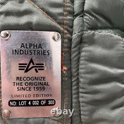 Alpha Industries 7092US Flight Jacket 50th Anniversary N-2B USED