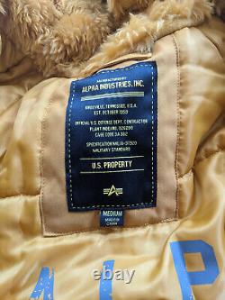 Alpha Industries Altitude Parka Extreme Cold Weather Tumbleweed Men Size M