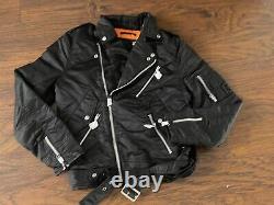 Alpha Industries Black Flyers Jacket USA Lined Insulated Men M