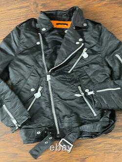 Alpha Industries Black Flyers Jacket USA Lined Insulated Men M