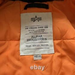 Alpha Industries Bombers Jacket men's SizeM Nylon