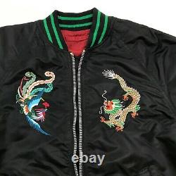 Alpha Industries Cny'year Of The Rooster' Jacket Mjc47000c1 Black Men's Medium
