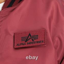 Alpha Industries College Jacket Men burgundy