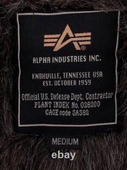 Alpha Industries Deck Jacket Military Jacket M Acrylic KHK 20232-021USED MEN'S