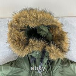 Alpha Industries Green Parka Jacket Men's Size M