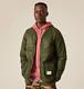 Alpha Industries L107303 Mens Green Nylon Onion Quilted Full Zip Jacket Size M