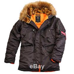 Alpha Industries Ladies Winter Coat Parka Jacket 113007 N3B VF 59 Women's New