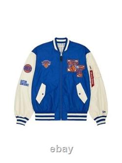 Alpha Industries Lb-2 Mens New York Knicks Reversible Bomber Jacket No Tags