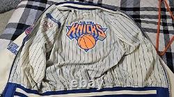 Alpha Industries Lb-2 Mens New York Knicks Reversible Bomber Jacket No Tags