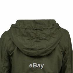Alpha Industries M65 Field Jacket Coat Diplomat Fishtail Parka Women's Size Med