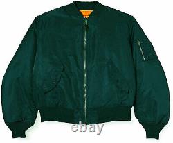 Alpha Industries MA1 Jacket Air Force Flight Padded Bomber Army Military Navy M