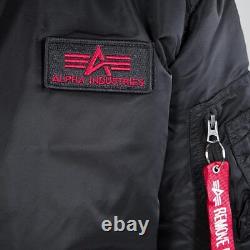 Alpha Industries MA-1 Jacket Men black/red