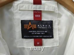Alpha Industries MA-1 LW Hooded Kryptonite Fluorescent Jacket, Size M (116114)