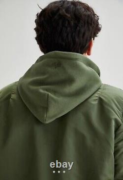 Alpha Industries MA-1 Natus Jacket Hood Trim Bomber Jkt NWT Green Medium New