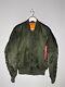 Alpha Industries Ma-1 Reversible Bomber Jacket Green Mens Size M