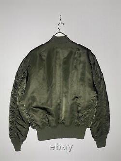 Alpha Industries MA-1 Reversible Bomber Jacket Green Mens Size M