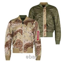 Alpha Industries MA-1 Reversible Chocolate Chip Camo Bomber Jacket