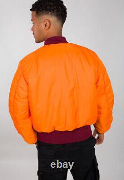 Alpha Industries MA-1 Reversible Jacket Men burgundy/orange
