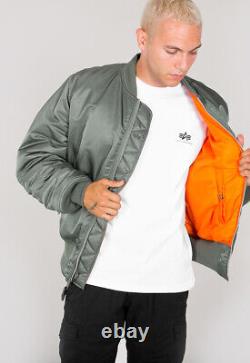 Alpha Industries MA-1 Reversible Jacket Men vintage green/orange