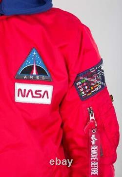 Alpha Industries MA-1 TT NASA Jacket Red Medium