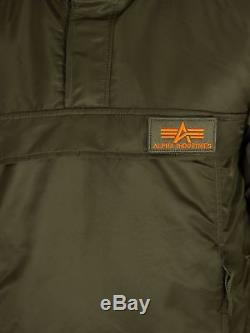Alpha Industries Men's HPO Anorak Jacket, Green