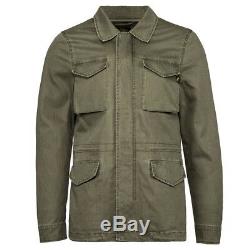 Alpha Industries Men's M-65 Olive Green Revival Decorated Field Jacket