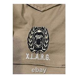 Alpha Industries Men's M M65 Field Jacket Green Military Guerrilla Peace Card