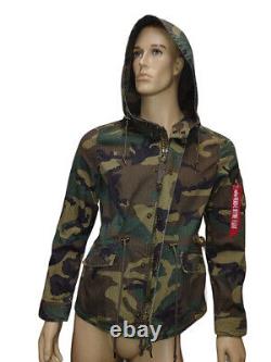 Alpha Industries Men's Swoop Camo Coat (Medium / Size)