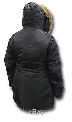 Alpha Industries N3b Cold Weather Parka Jacket, Women's Slim Fit Version 72419