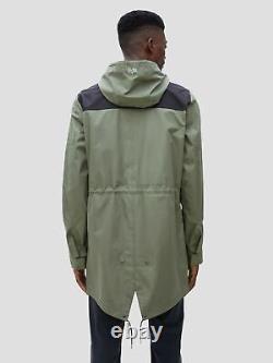 Alpha Industries NWT Deluge Ripstop Fishtail Jacket Sage Green Size Medium