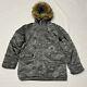 Alpha Industries Parka Extreme Cold Weather N-3b Jacket Grey Med Euc Military
